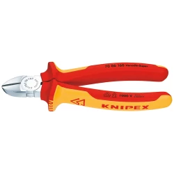 Клещи резачки странични хромирани 125mm, 70 06 125, KNIPEX