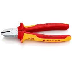 Клещи резачки странични хромирани 180mm, 70 06 180, KNIPEX