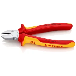 Клещи резачки странични хромирани 180mm, 70 06 180, KNIPEX
