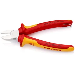 Клещи странични резачки хромирани 180mm, 70 06 180 T, KNIPEX