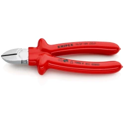 Клещи резачки странични изолирани 180mm, 70 07 180, KNIPEX