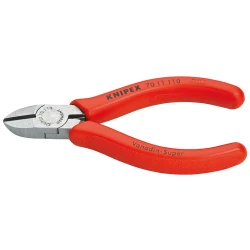 Клещи резачки странични фосфатирани, черни 110mm, 70 11 110, KNIPEX