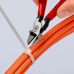 Клещи резачки странични за пластмаси 140mm, 72 01 140, KNIPEX