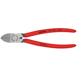 Клещи резачки странични за пластмаси 180mm, 72 01 180, KNIPEX