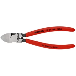 Клещи резачки странични за оптически кабели 160 mm, 72 51 160, KNIPEX