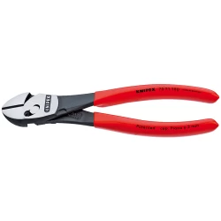 Клещи резачки усилени фосфатирани, TwinForce, Ø 5 mm, 180 mm, 73 71 180, KNIPEX