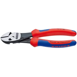 Клещи резачки странични усилени TwinForce®, Ø 5,5 mm,180 mm, 73 72 180 BK, KNIPEX