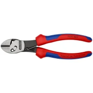 Клещи резачки странични усилени TwinForce® фосфатирани, 180 mm, 73 72 180 F, KNIPEX
