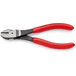 Клещи резачки усилени странични фосфатирани, черни 160mm, 74 01 160, KNIPEX