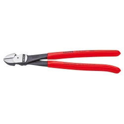 Клещи резачки усилени странични фосфатирани, черни 250mm, 74 01 250 SB, KNIPEX