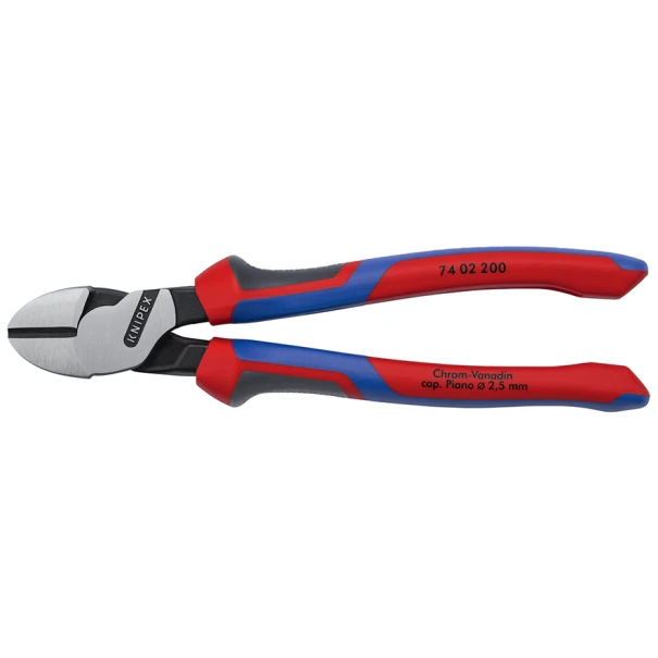 Клещи резачки странични мощни 3К KNIPEXtend, Ø4,2mm, 200mm, 74 02 200, KNIPEX
