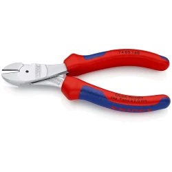 Клещи резачки усилени странични хромирани 160mm, 74 05 160, KNIPEX