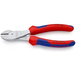 Клещи резачки усилени странични хромирани 180mm, 74 05 180, KNIPEX