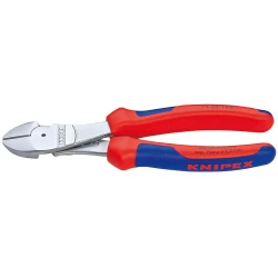 Клещи резачки усилени странични хромирани 160mm, 74 05 160, KNIPEX