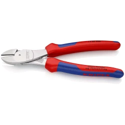 Клещи резачки усилени странични хромирани 200mm, 74 05 200, KNIPEX