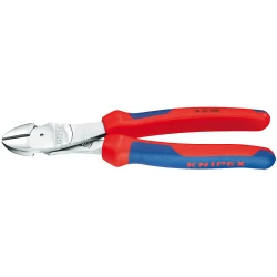 Клещи резачки усилени странични хромирани 200mm, 74 05 200 SB, KNIPEX