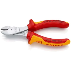 Клещи резачки усилени странични хромирани, Ø2,5mm, 160mm, 74 06 160, KNIPEX