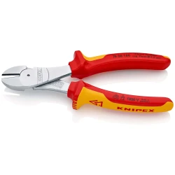 Клещи резачки усилени странични хромирани 180mm, 74 06 180, KNIPEX