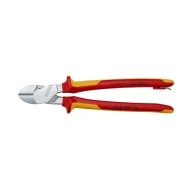 Клещи резачки странични мощни изолирани, Ø4,6mm, 250mm, 74 06 250 T, KNIPEX