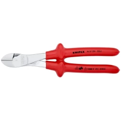 Клещи резачки усилени странични хромирани 250mm, 74 07 250, KNIPEX
