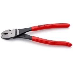 Клещи резачки усилени странични фосфатирани, черни 200mm, 74 21 200, KNIPEX