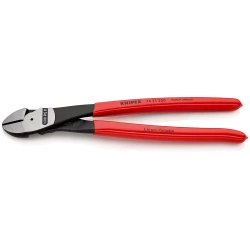 Клещи резачки усилени странични фосфатирани, черни 250mm, 74 21 250, KNIPEX