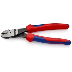 Клещи резачки усилени странични фосфатирани, черни 200mm, 74 22 200, KNIPEX