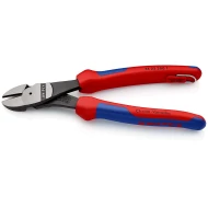 Клещи резачки усилени странични фосфатирани, черни 200mm, 74 22 200 T, KNIPEX