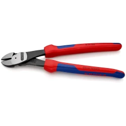 Клещи резачки усилени странични фосфатирани, черни 250mm, 74 22 250, KNIPEX