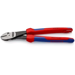 Клещи резачки усилени странични фосфатирани, черни 250mm, 74 22 250 T BK, KNIPEX
