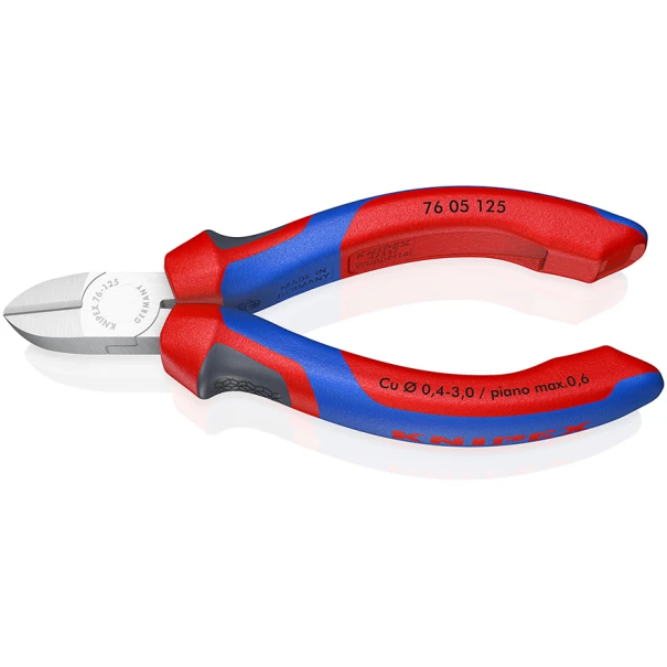 Клещи резачки странични 3K KNIPEXtend, 125mm, 76 05 125, KNIPEX