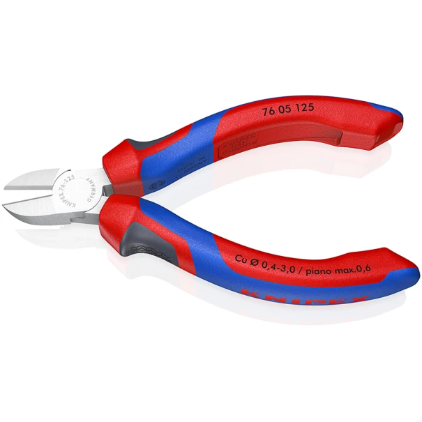 Клещи резачки странични 3K KNIPEXtend, 125mm, 76 05 125, KNIPEX
