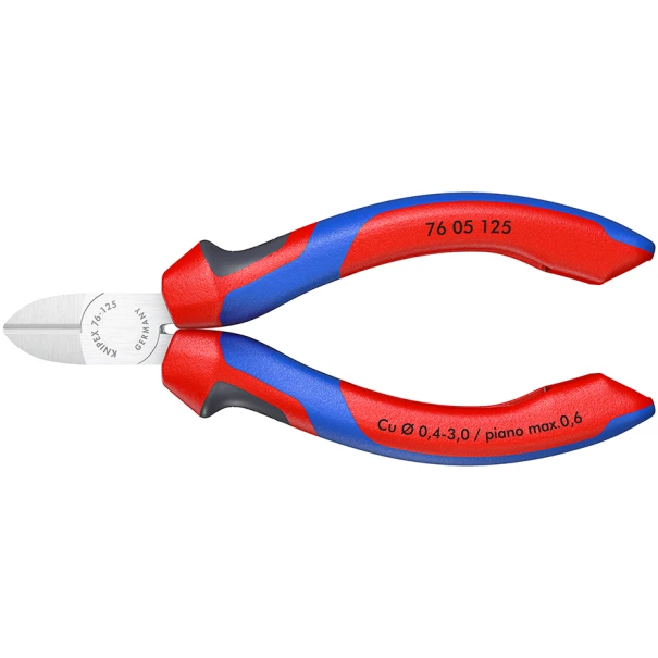 Клещи резачки странични 3K KNIPEXtend, 125mm, 76 05 125, KNIPEX