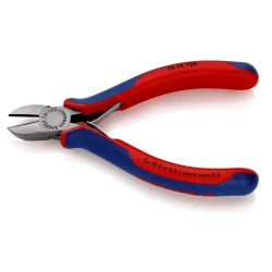 Клещи резачки странични фосфатирани, черни 125mm, 76 12 125, KNIPEX
