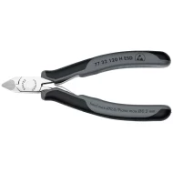 Клещи резачки странични за електроника ESD 120 mm, 77 32 120 H ESD, KNIPEX