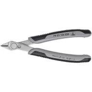 Клещи резачки Electronic Super Knips® ESD с многокомпонентни обложки 125 mm, 78 03 125 SB, KNIPEX