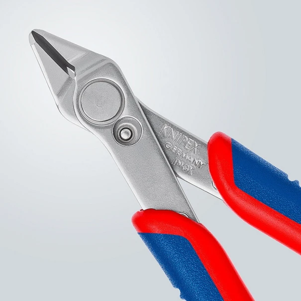 Клещи резачки за електроника Electronic Super Knips® XL, многокомпонентни, 140mm, 78 03 140, KNIPEX