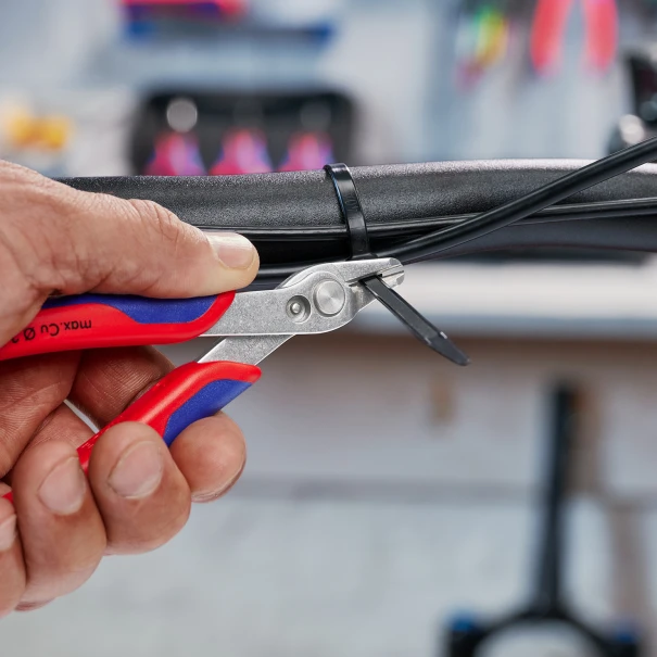 Клещи резачки за електроника Electronic Super Knips® XL, многокомпонентни, 140mm, 78 03 140, KNIPEX
