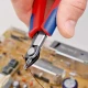 Клещи резачки Electronic Super Knips® полирани с многокомпонентни обложки 125mm, 78 71 125, KNIPEX