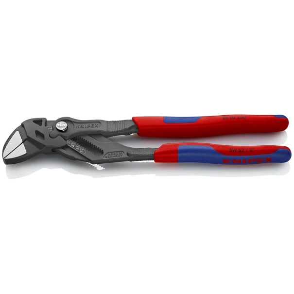Клещи раздвижни, гаечен ключ, фосфатирани, 250mm, 86 02 250 SB, KNIPEX