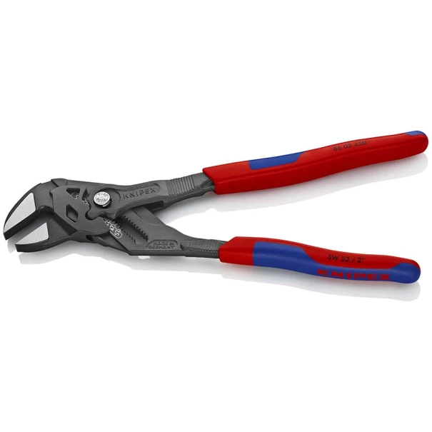 Клещи раздвижни гаечен ключ, 250mm, атраментирани, 86 02 250, KNIPEX