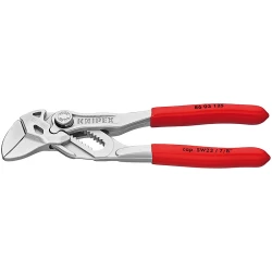Клещи мини, гаечен ключ, хромирани 125mm, 86 03 125 SB, KNIPEX