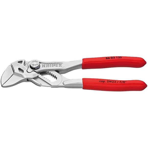 Комплект клещи раздвижни гаечен ключ, 5бр, 00 19 55 S4, KNIPEX