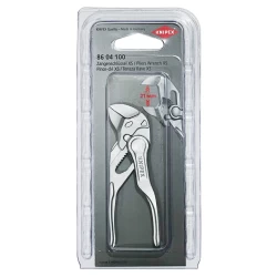 Клещи мини, гаечен ключ XS, 100mm, хромирани, 86 04 100 BK, KNIPEX