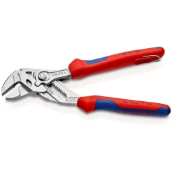 Клещи раздвижни, гаечен ключ, хромирани 180mm, 86 05 180 T, KNIPEX