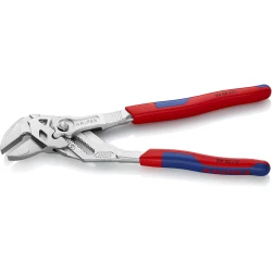 Клещи раздвижни, гаечен ключ, хромирани 250mm, 86 05 250, KNIPEX