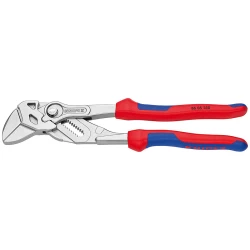 Клещи раздвижни, гаечен ключ, хромирани 250mm, 86 05 250 SB, KNIPEX