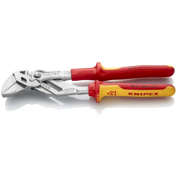 Клещи раздвижни, гаечен ключ, хромирани 250mm, 86 06 250 SB, KNIPEX