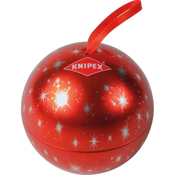 Клещи раздвижни Cobra® XS в метална топка за елхата, 87 00 100 XMAS 2022, KNIPEX