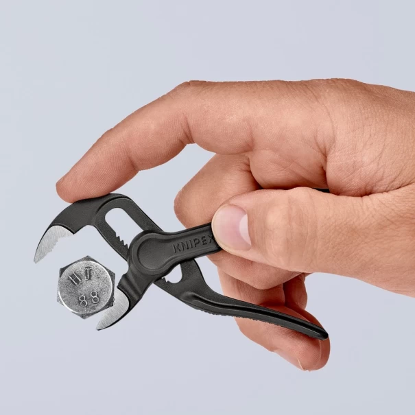 Клещи раздвижни Cobra® XS до Ø28mm, 100mm, 87 00 100 BK, KNIPEX